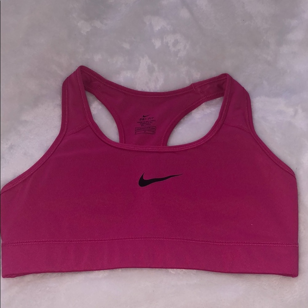 Pink Nike Dri-Fit Sports Bra
